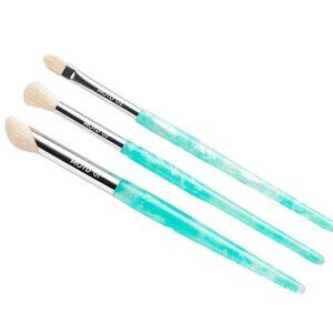 MOTD Cosmetics New 3 Pack Eye Brushes Seas the Day Makeup Brush Set